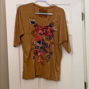 Johnny Was Embroidered top